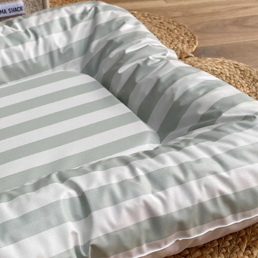 Mama Shack Nest Changing Mat - Candy Stripe - Sage
