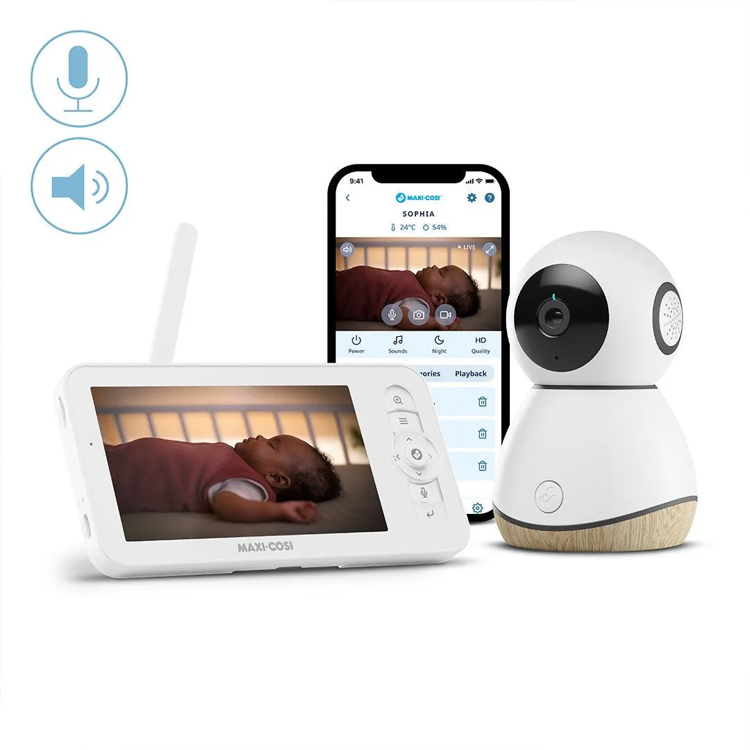 Maxi-Cosi See Baby Monitor Pro - White/ Natural