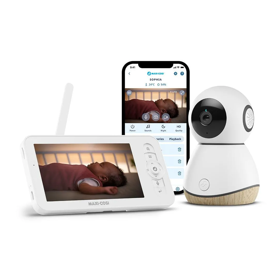 Maxi-Cosi See Baby Monitor Pro - White/ Natural