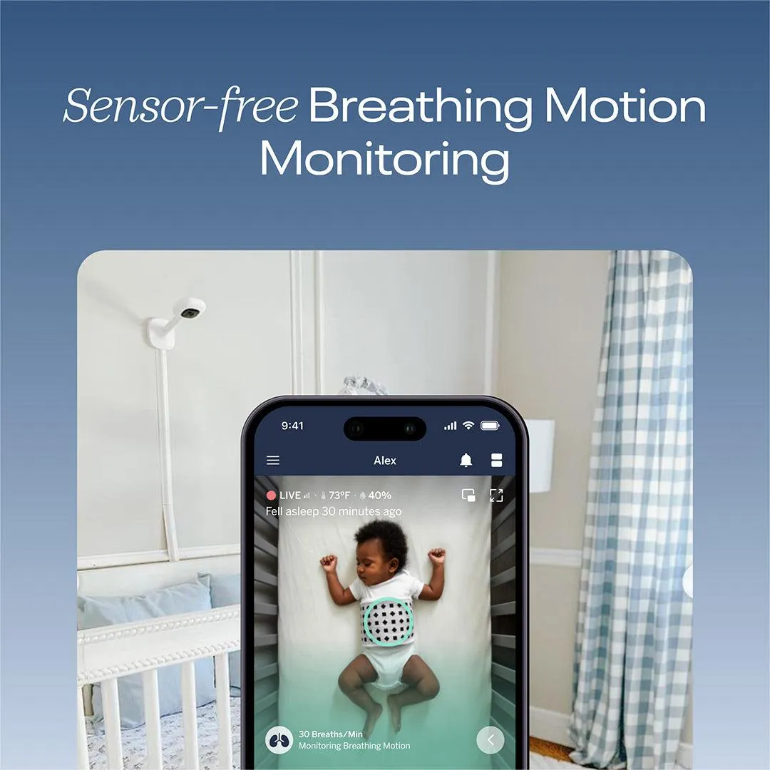 Nanit Pro Baby Monitor   Wall Mount - White