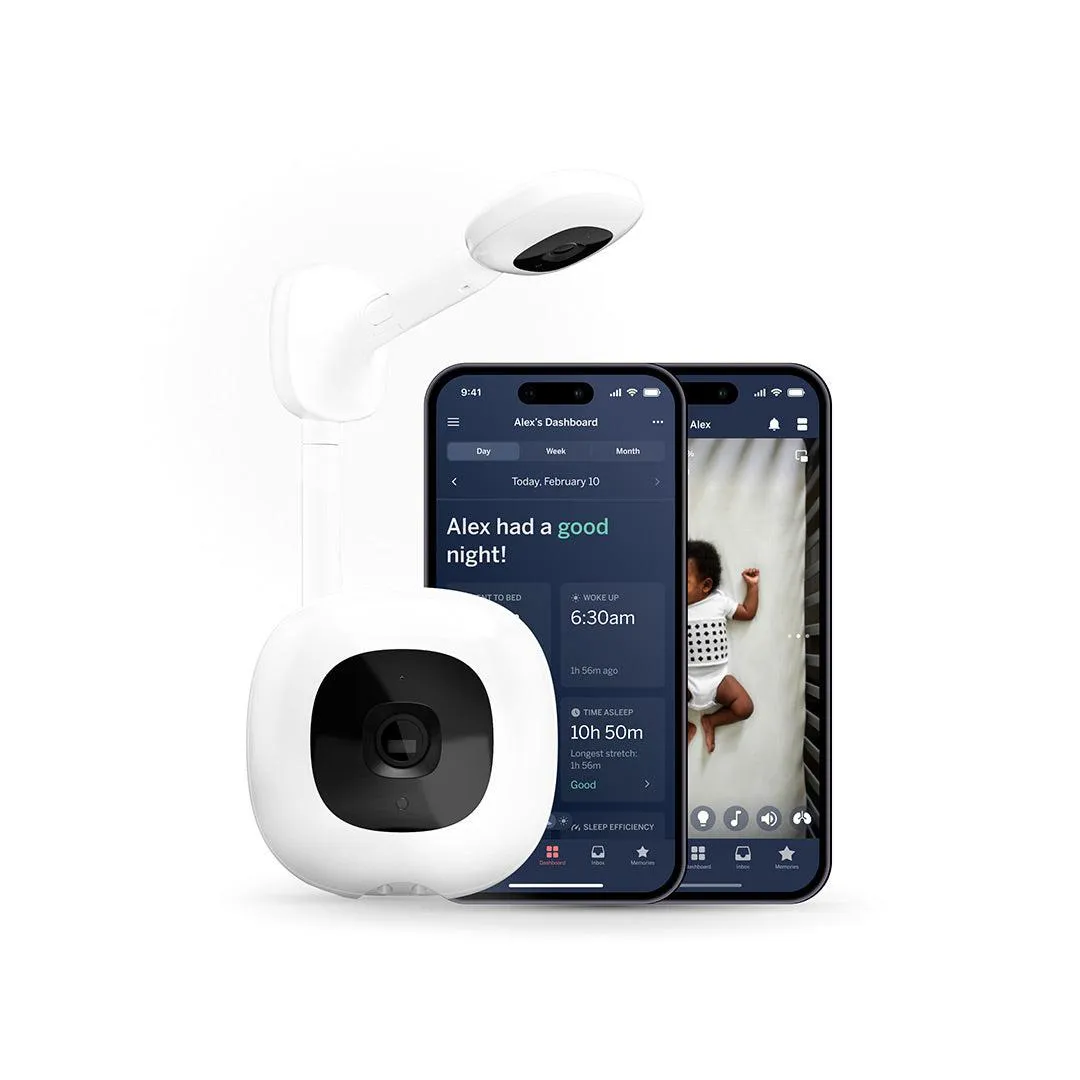 Nanit Pro Baby Monitor   Wall Mount - White