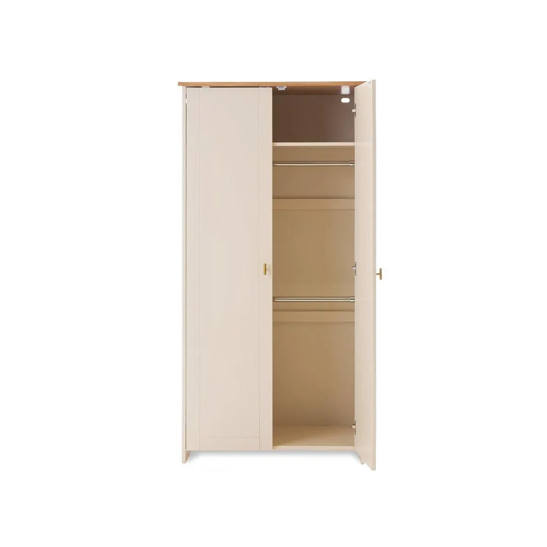 Obaby Evie Double Wardrobe - Cashmere
