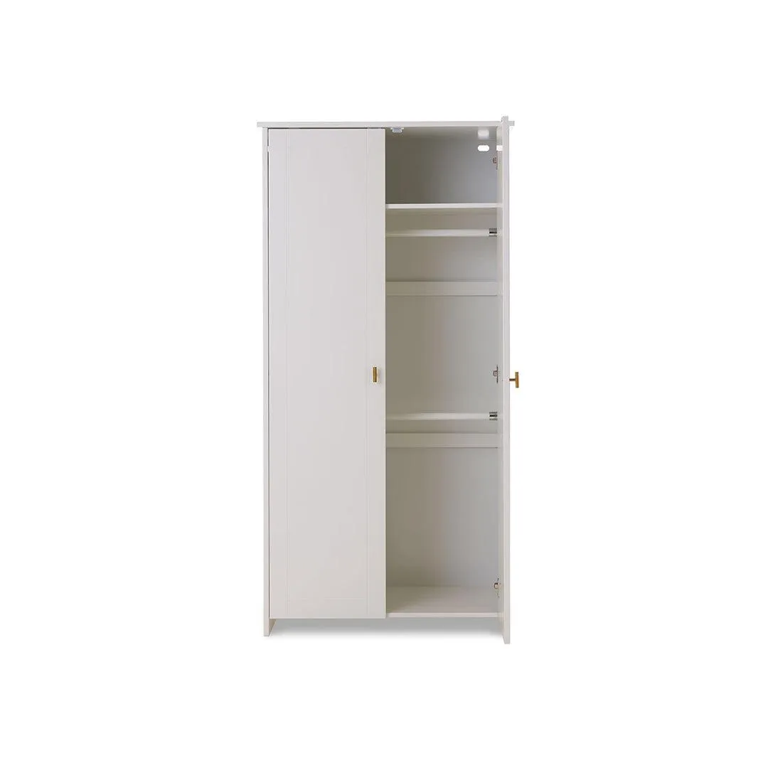 Obaby Evie Double Wardrobe - White