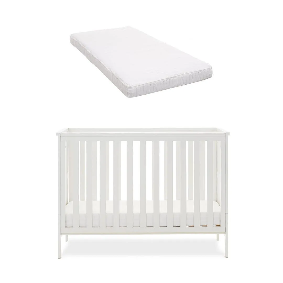Obaby Evie Mini Cot Bed - White