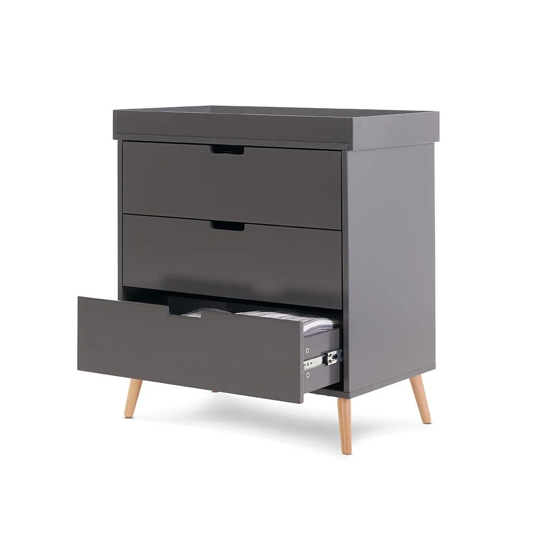 Obaby Maya Changing Unit - Slate   Natural