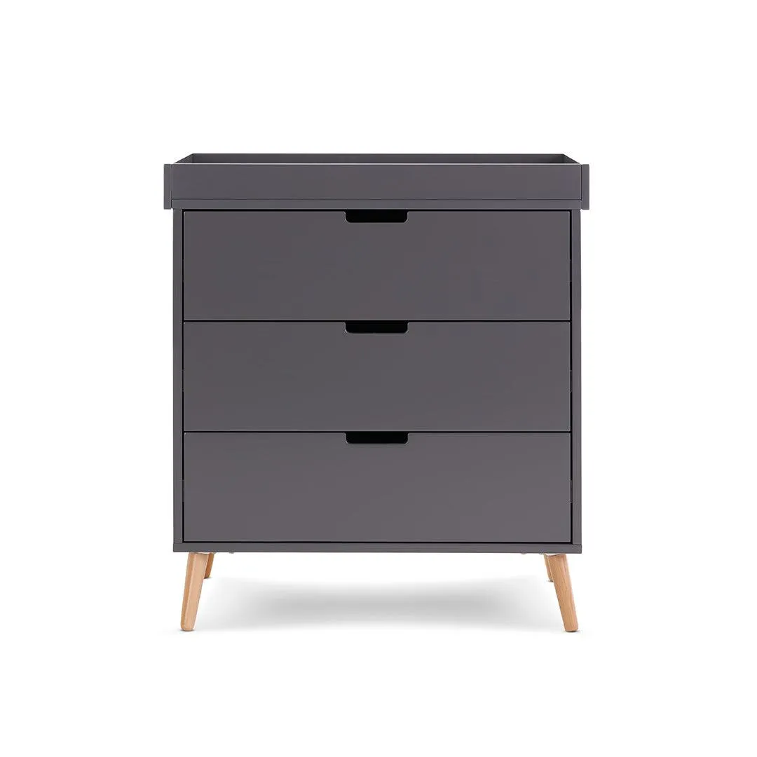 Obaby Maya Changing Unit - Slate   Natural