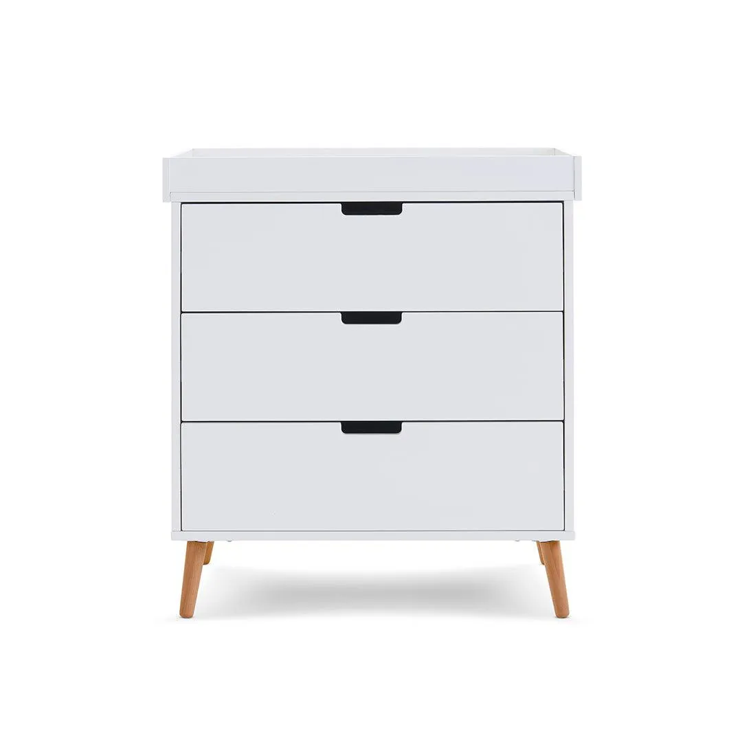 Obaby Maya Changing Unit - White   Natural
