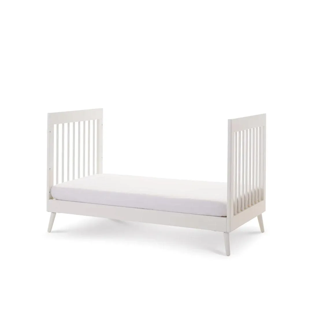 Obaby Maya Cot Bed - Nordic White