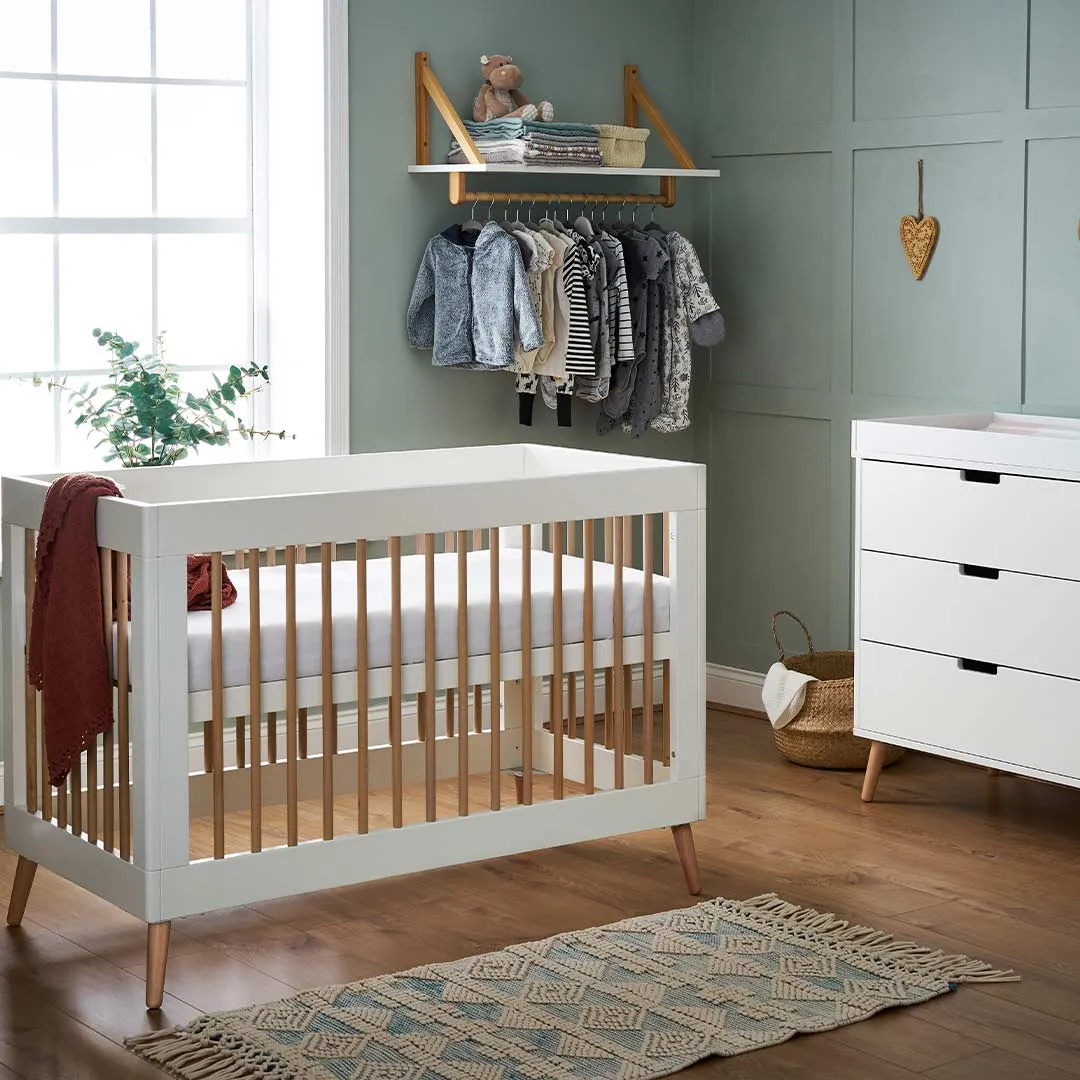 Obaby Maya Mini 2 Piece Room Set - White   Natural