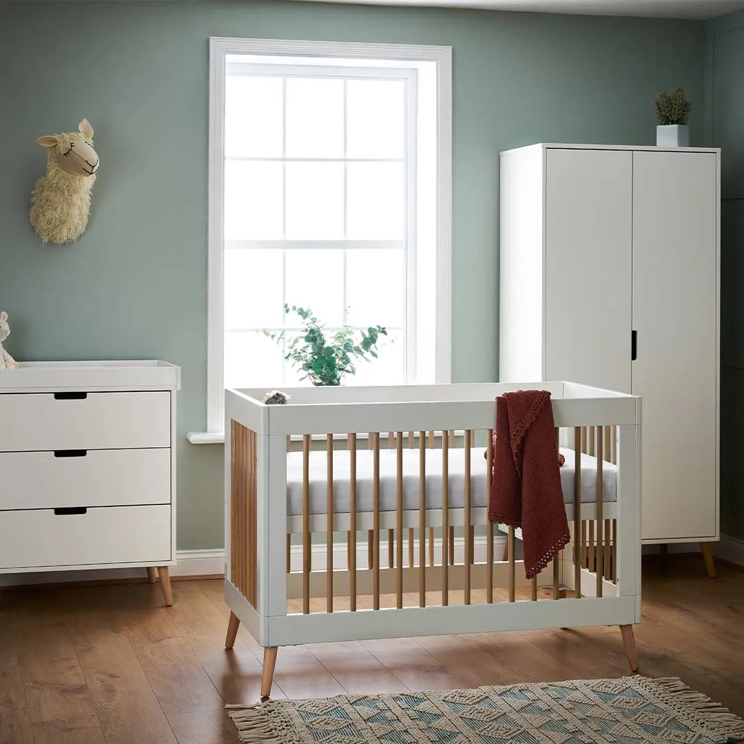 Obaby Maya Mini 3 Piece Room Set - White   Natural
