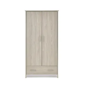 Obaby Nika Double Wardrobe - Grey Wash