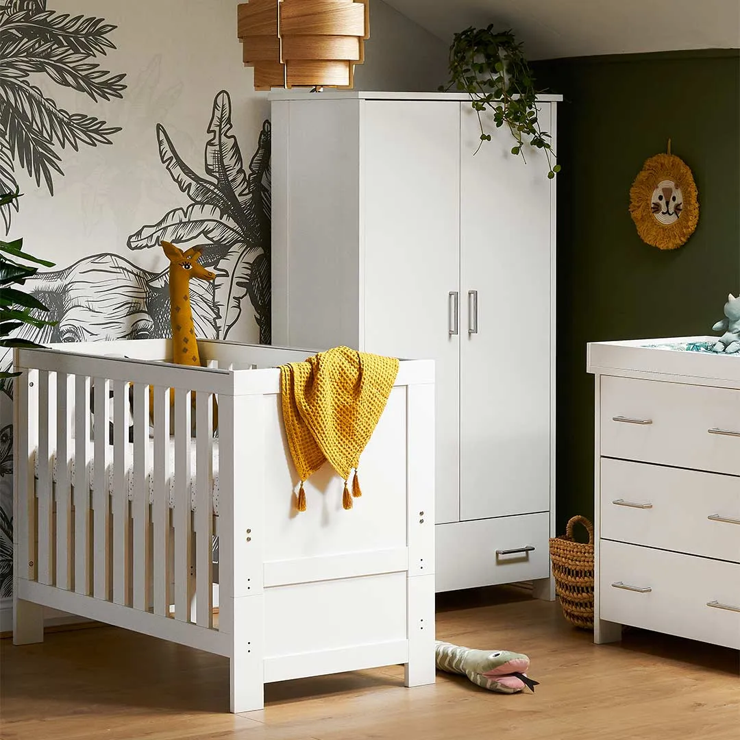 Obaby Nika Mini 3 Piece Room Set - White Wash