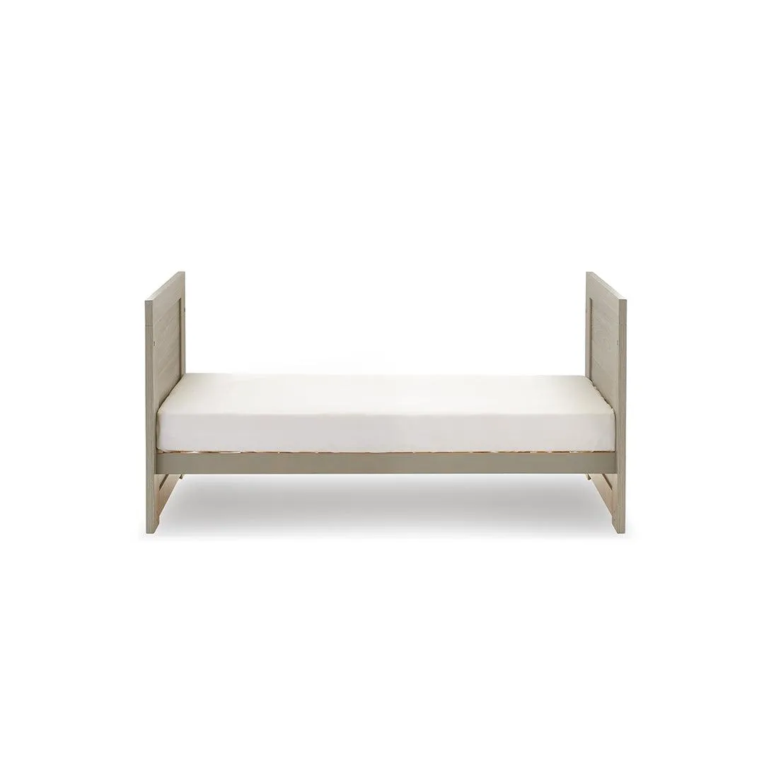 Obaby Nika Mini Cot Bed - Grey Wash