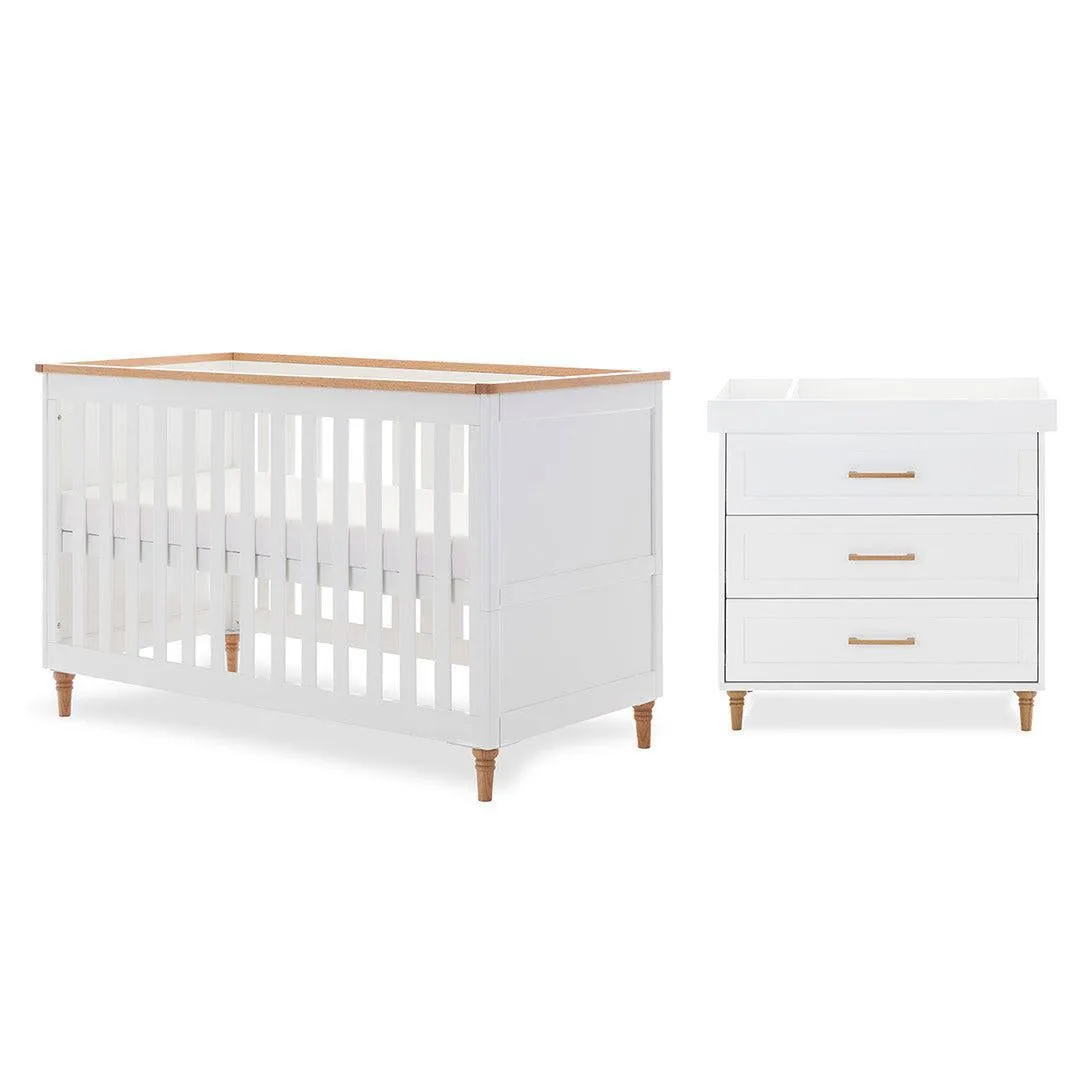 Obaby Orla 2 Piece Room Set - White