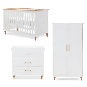 Obaby Orla 3 Piece Room Set - White