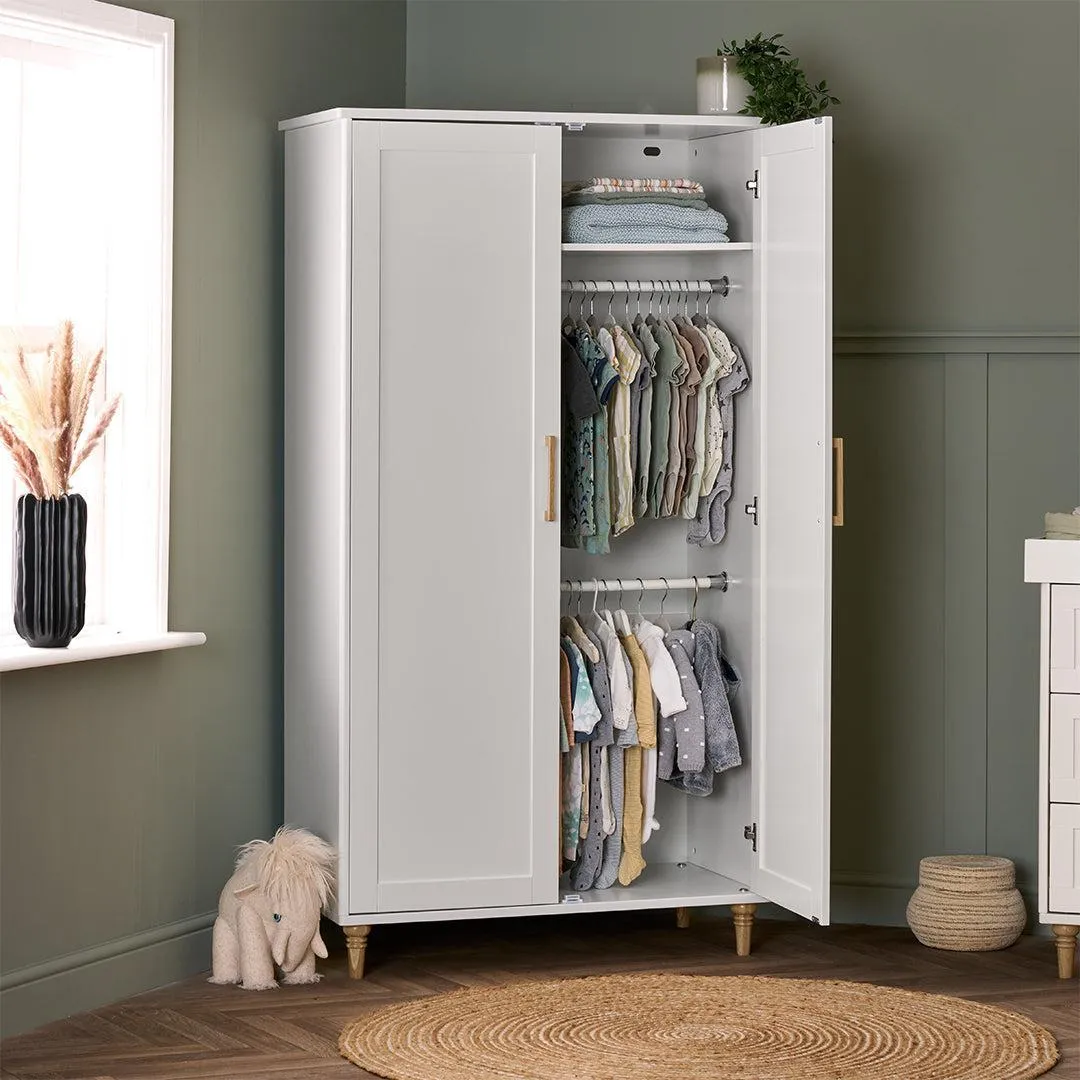 Obaby Orla Double Wardrobe - White