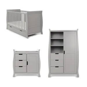 Obaby Stamford Classic 3 Piece Room Set - Warm Grey