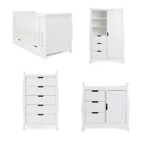 Obaby Stamford Classic 4 Piece Room Set - White