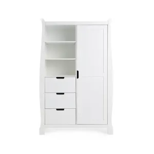 Obaby Stamford Double Wardrobe - White