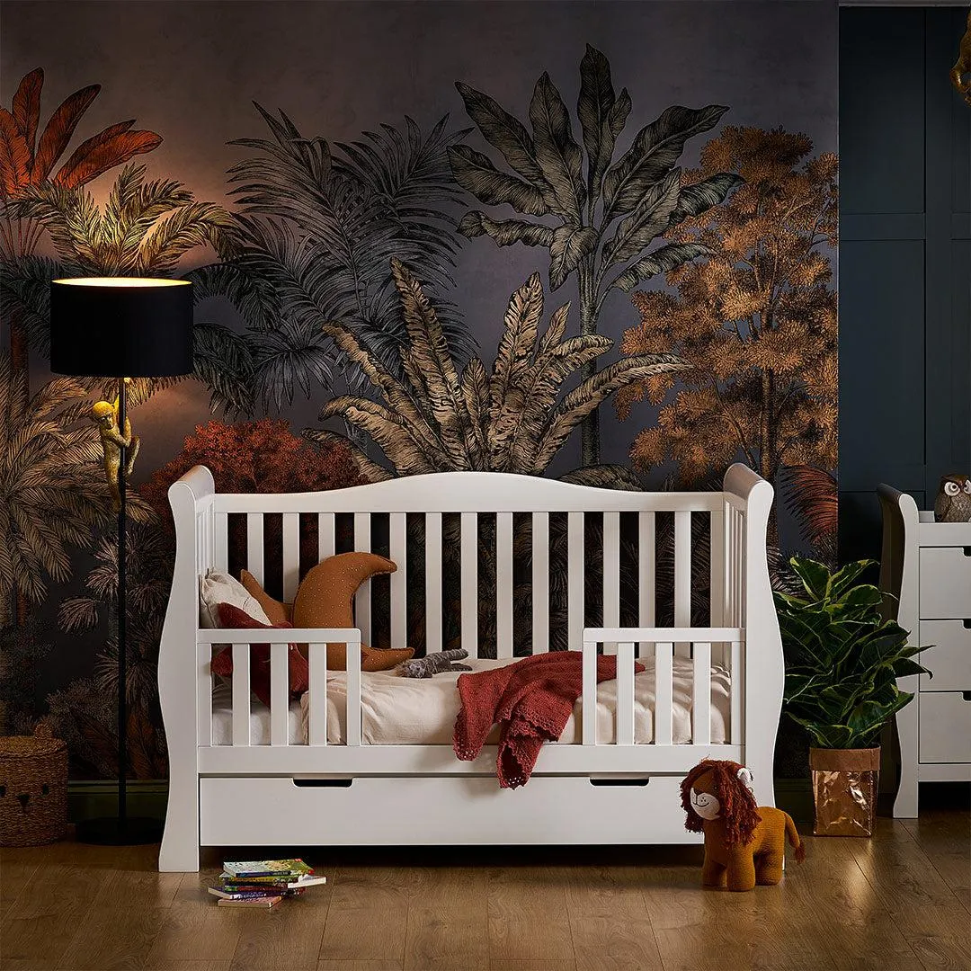 Obaby Stamford Luxe Cot Bed - White