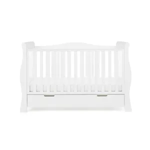 Obaby Stamford Luxe Cot Bed - White