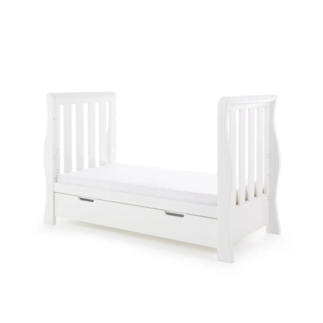 Obaby Stamford Luxe Cot Bed - White