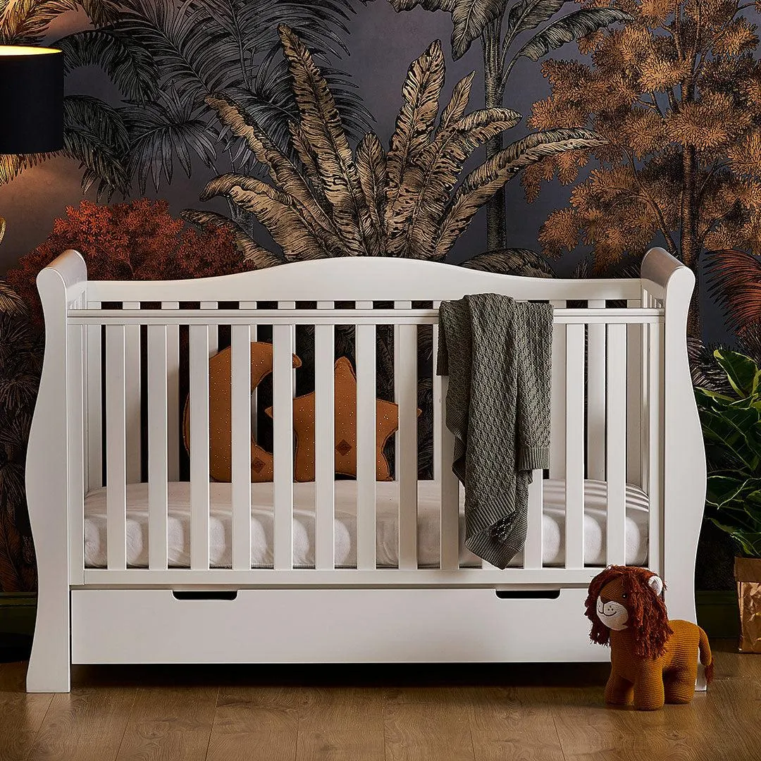 Obaby Stamford Luxe Cot Bed - White