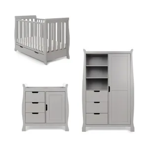 Obaby Stamford Mini 3 Piece Room Set - Warm Grey