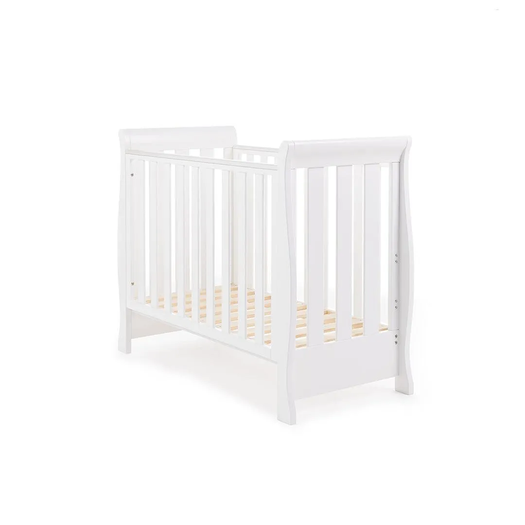 Obaby Stamford Space Saver Cot - White