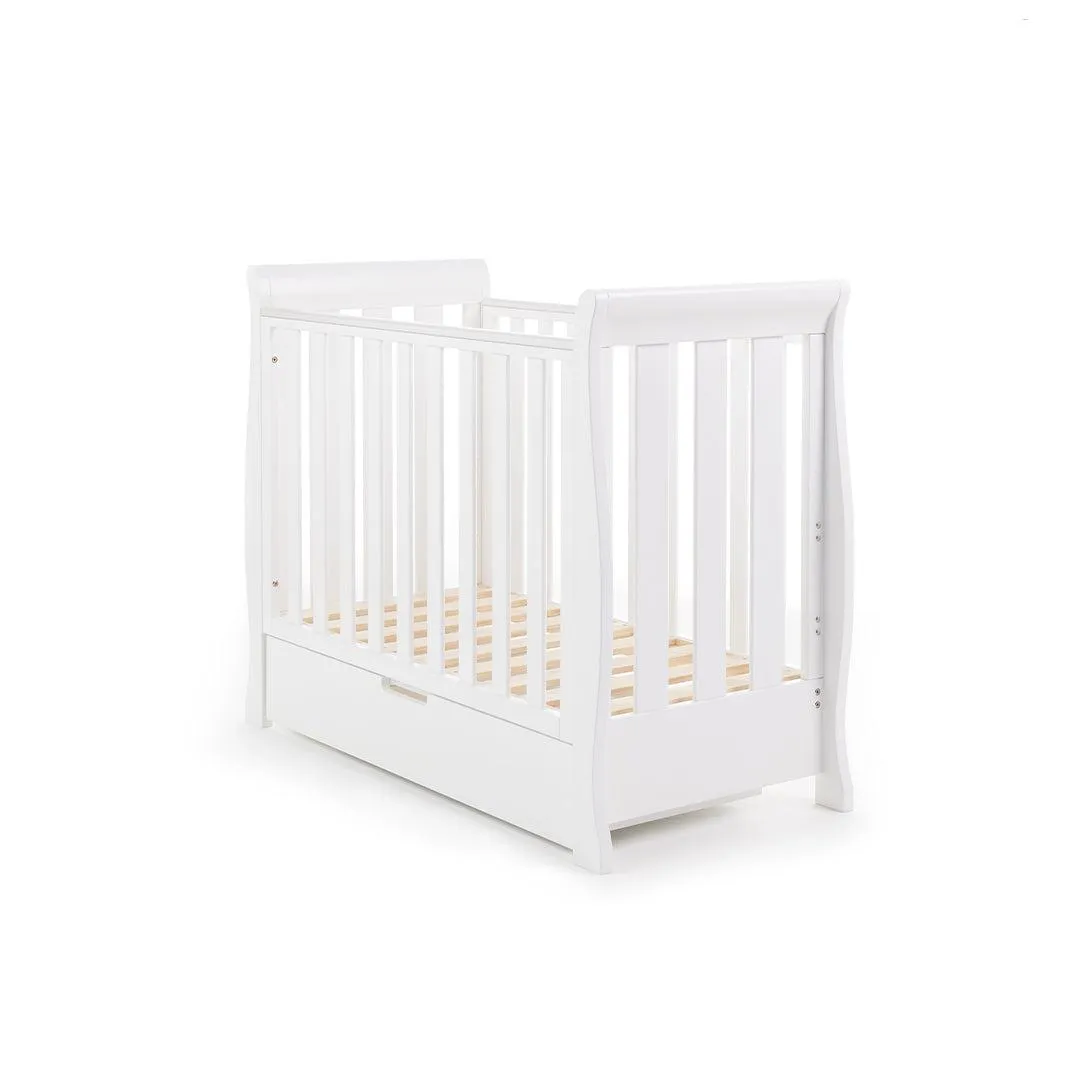 Obaby Stamford Space Saver Cot - White