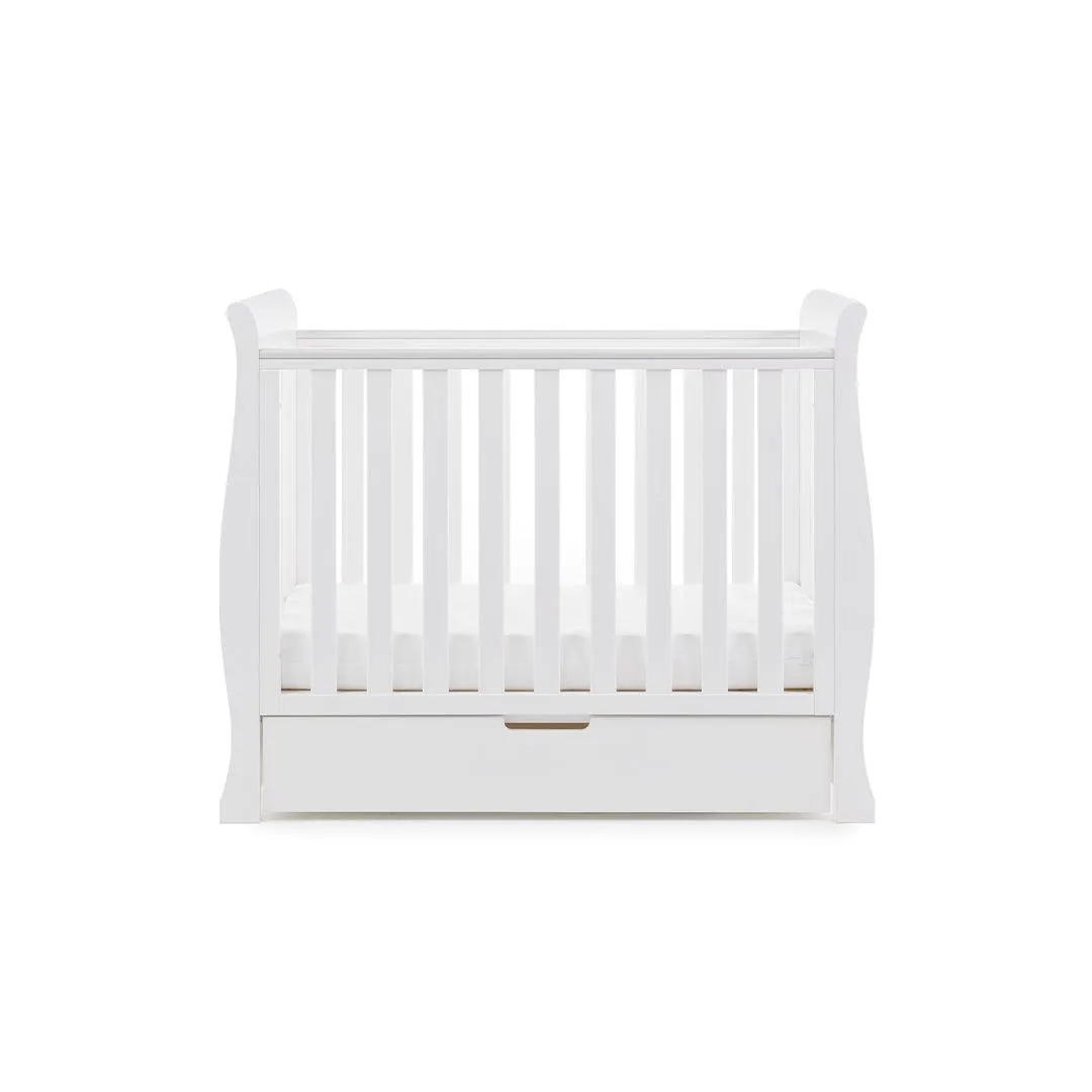 Obaby Stamford Space Saver Cot - White