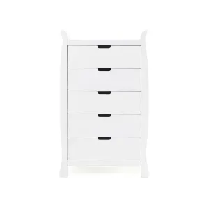 Obaby Stamford Tall Chest Of Drawers - White