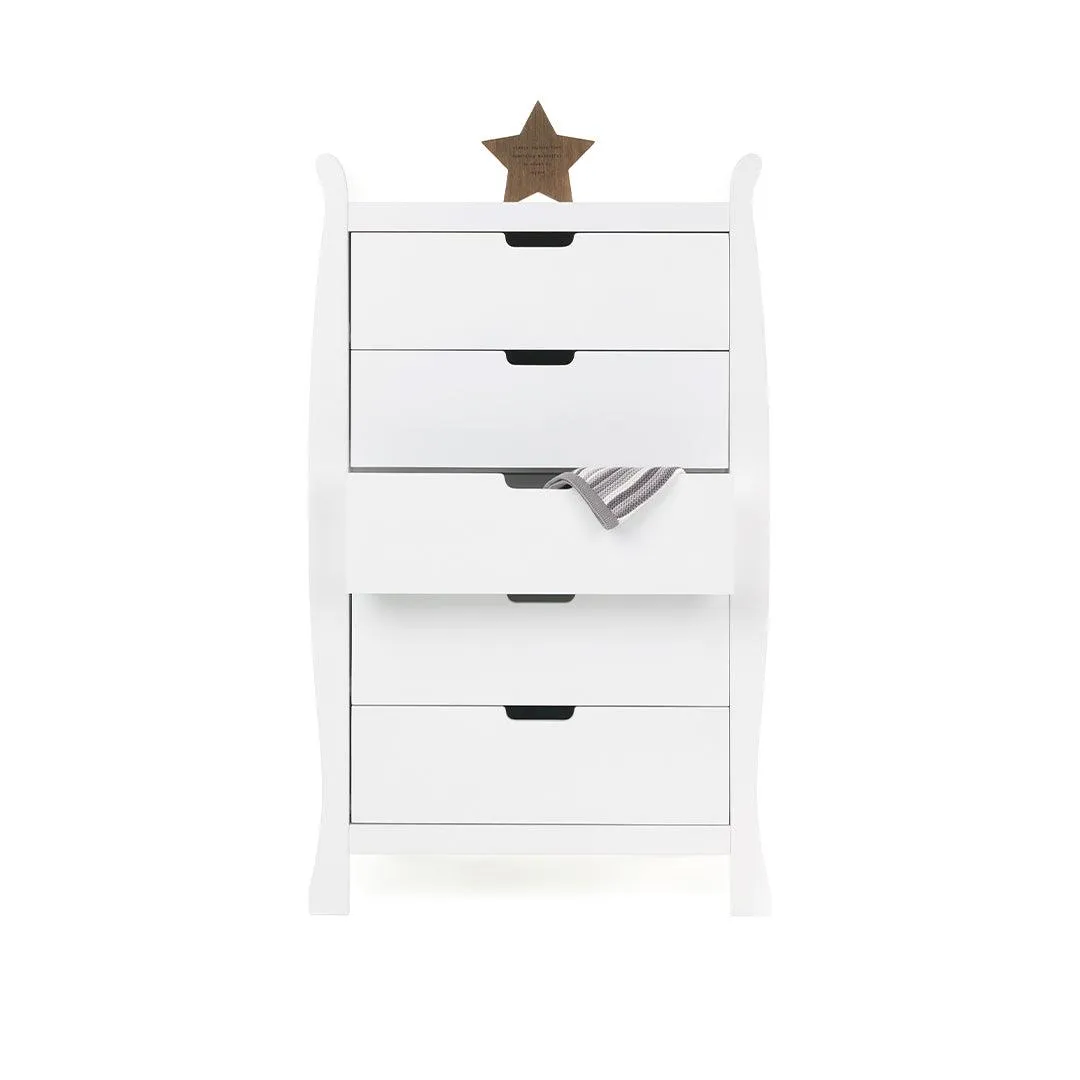 Obaby Stamford Tall Chest Of Drawers - White