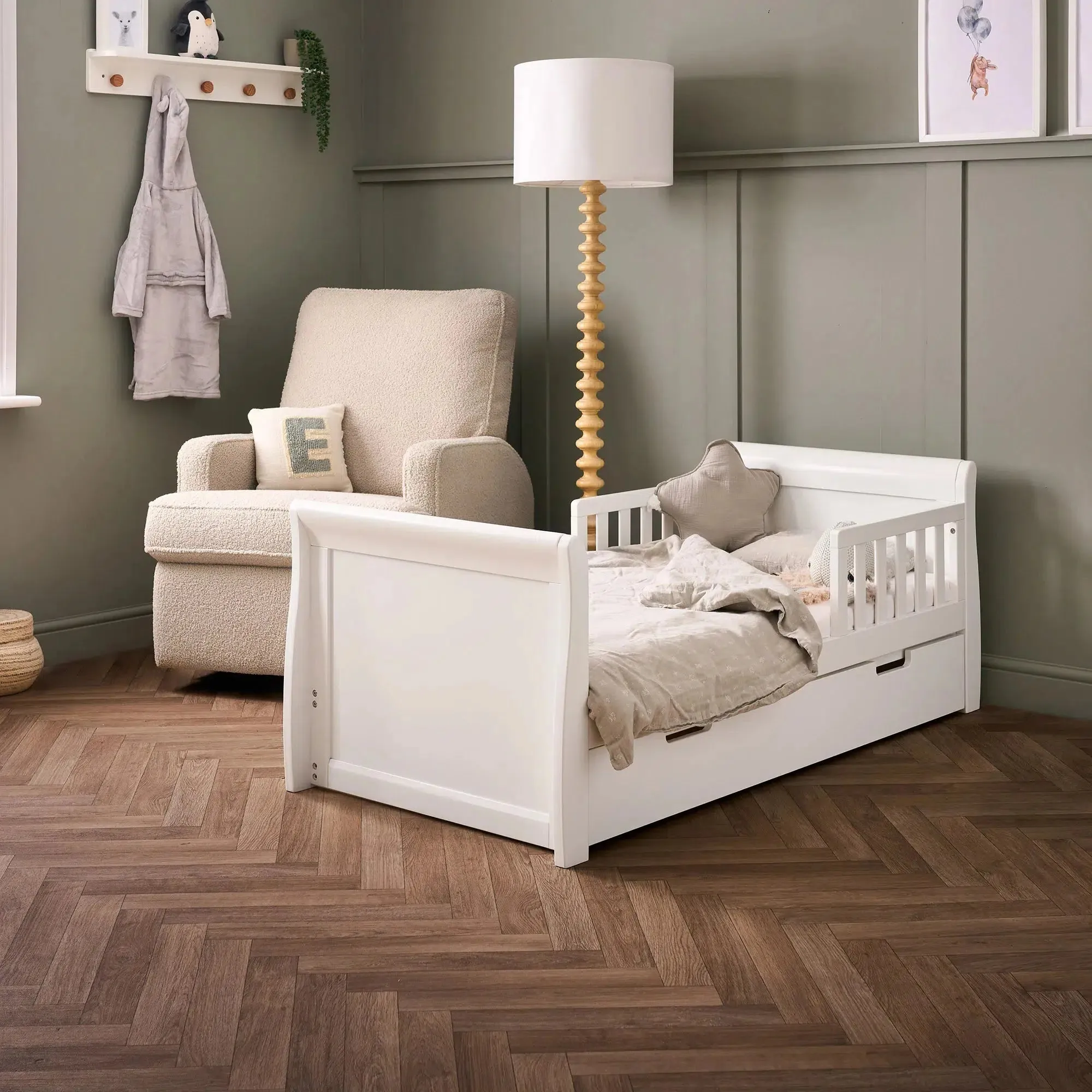 Obaby Stamford Toddler Rails - White