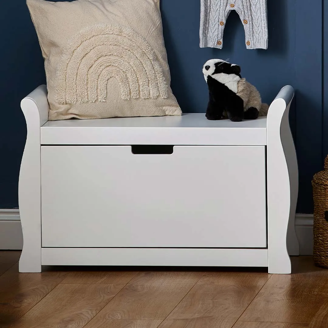 Obaby Stamford Toy Box - White