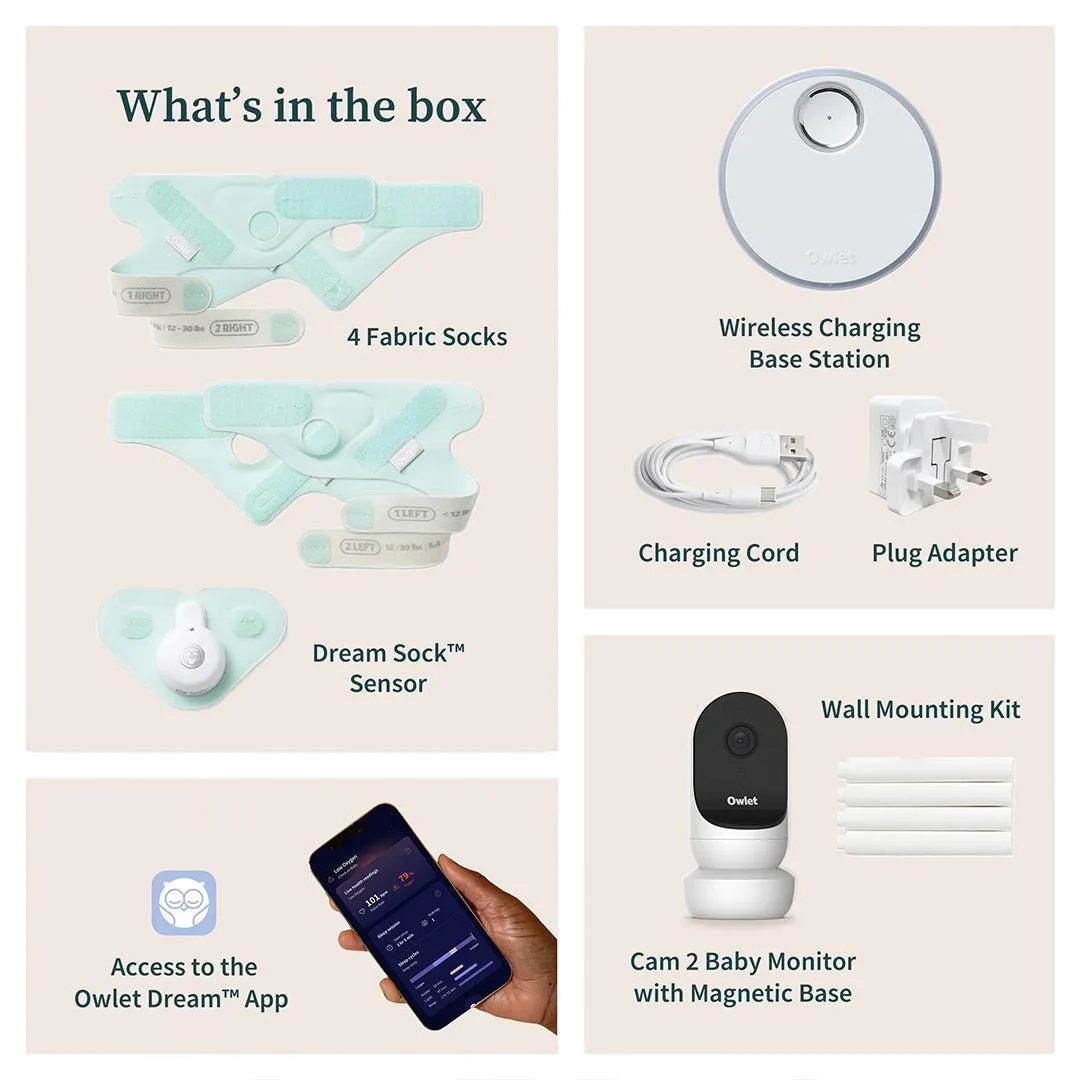 Owlet Dream Duo - White & Mint