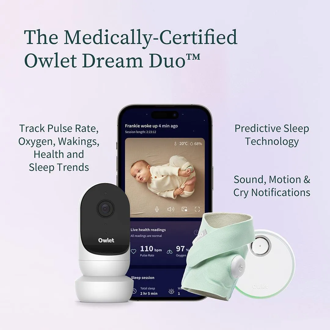 Owlet Dream Duo - White & Mint
