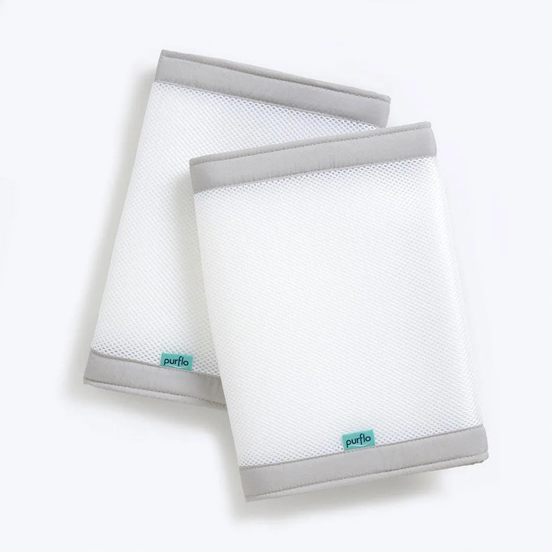 Purflo Breathable Cot Wrap - Cloud Grey