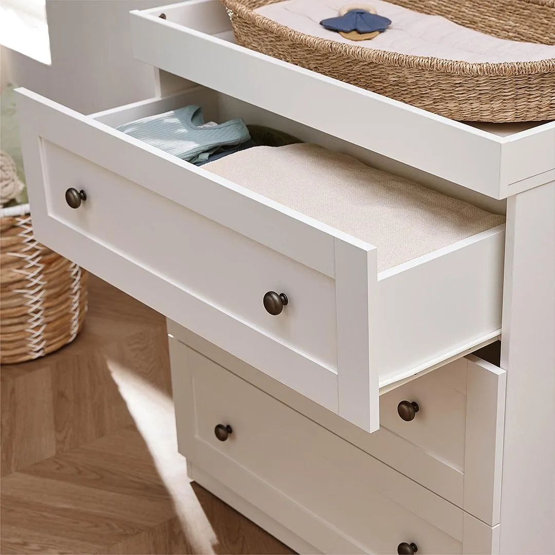 Silver Cross Bromley 3 Piece Room Set - White