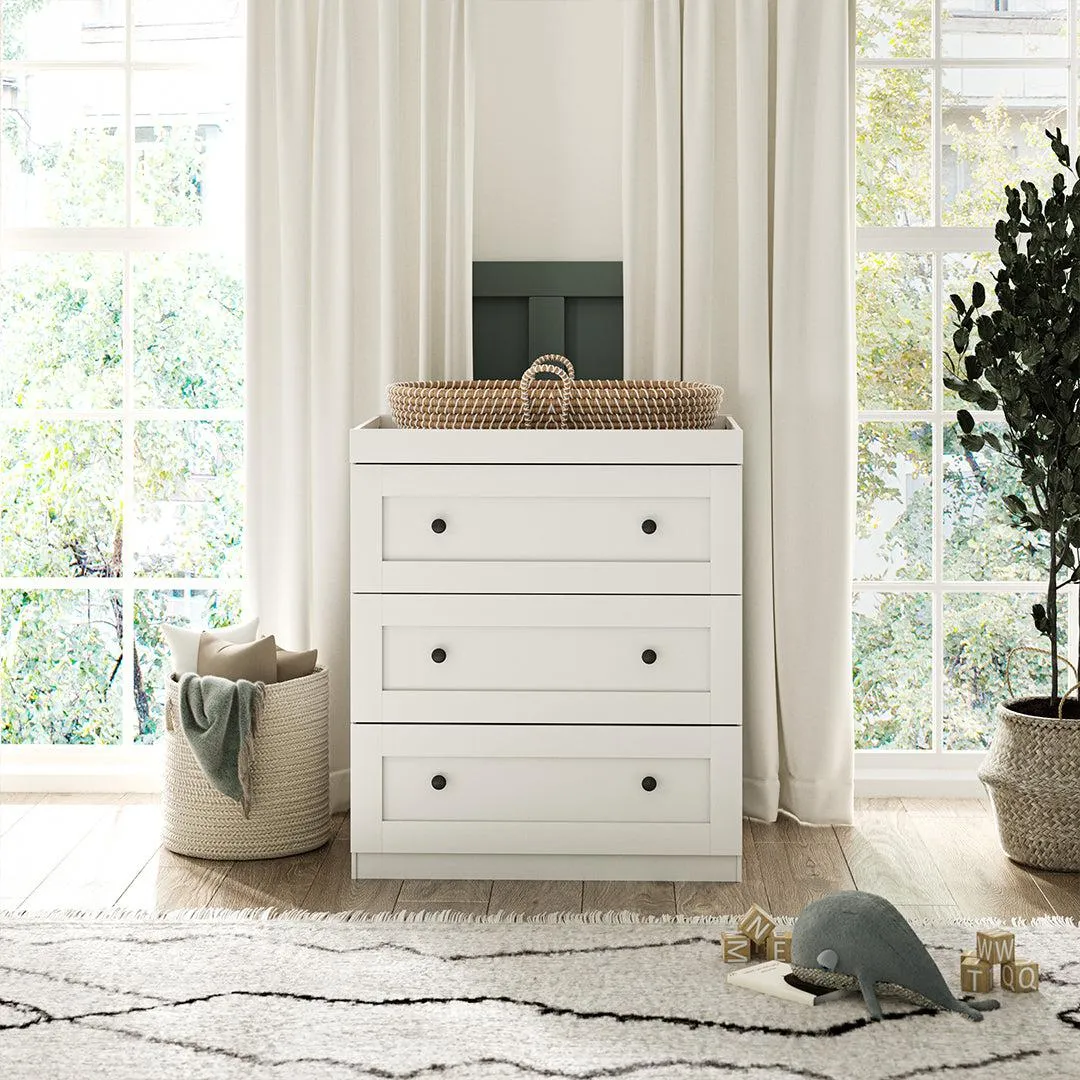 Silver Cross Bromley 3 Piece Room Set - White