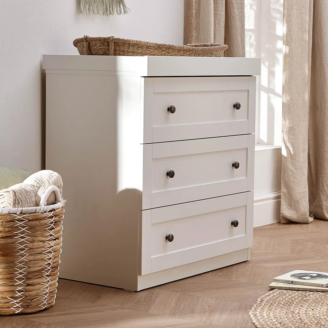 Silver Cross Bromley 3 Piece Room Set - White