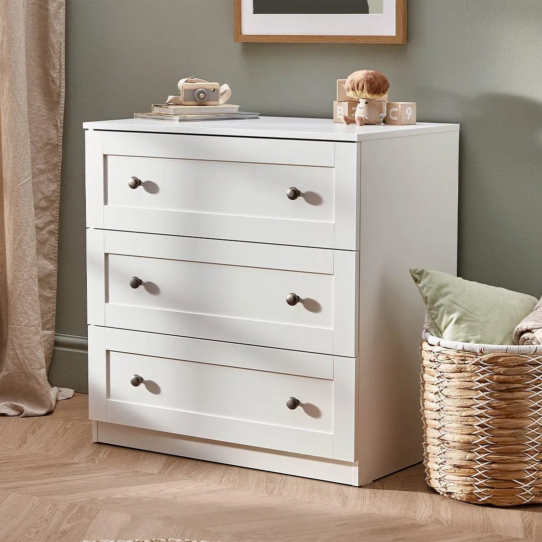 Silver Cross Bromley 3 Piece Room Set - White