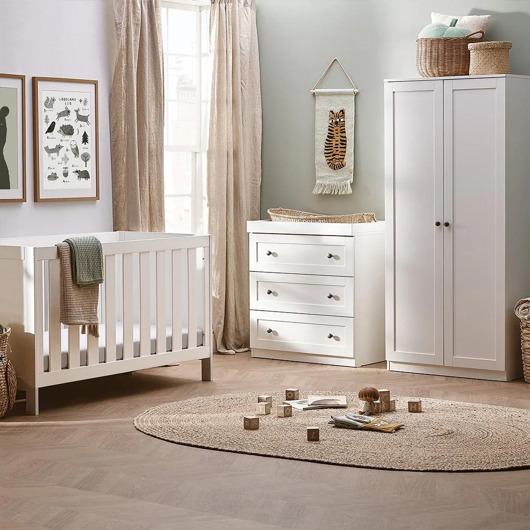 Silver Cross Bromley 3 Piece Room Set - White