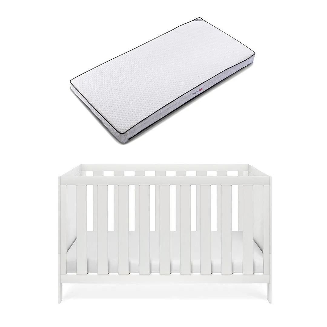 Silver Cross Bromley Cot Bed - White