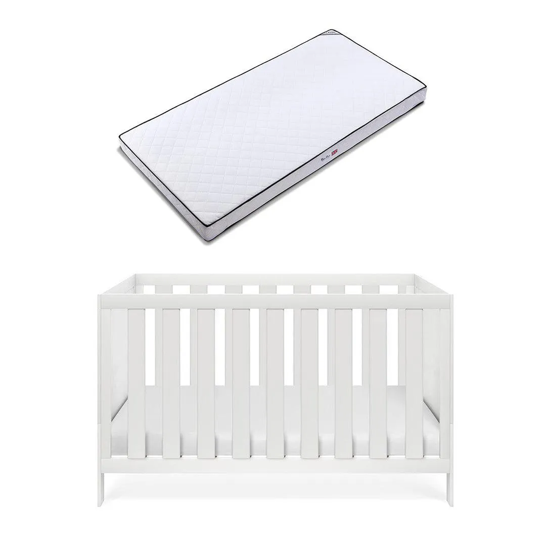 Silver Cross Bromley Cot Bed - White