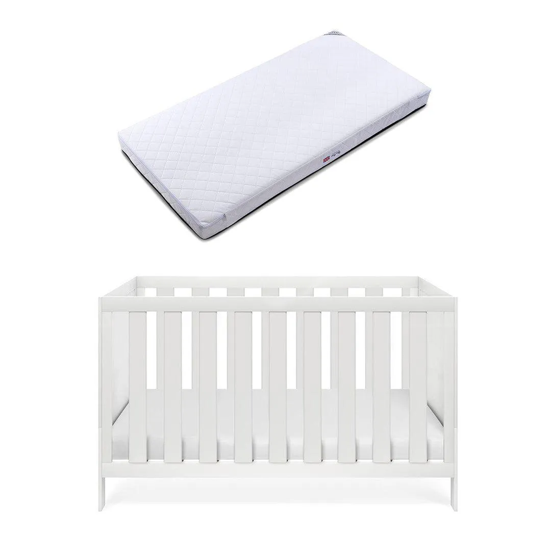 Silver Cross Bromley Cot Bed - White