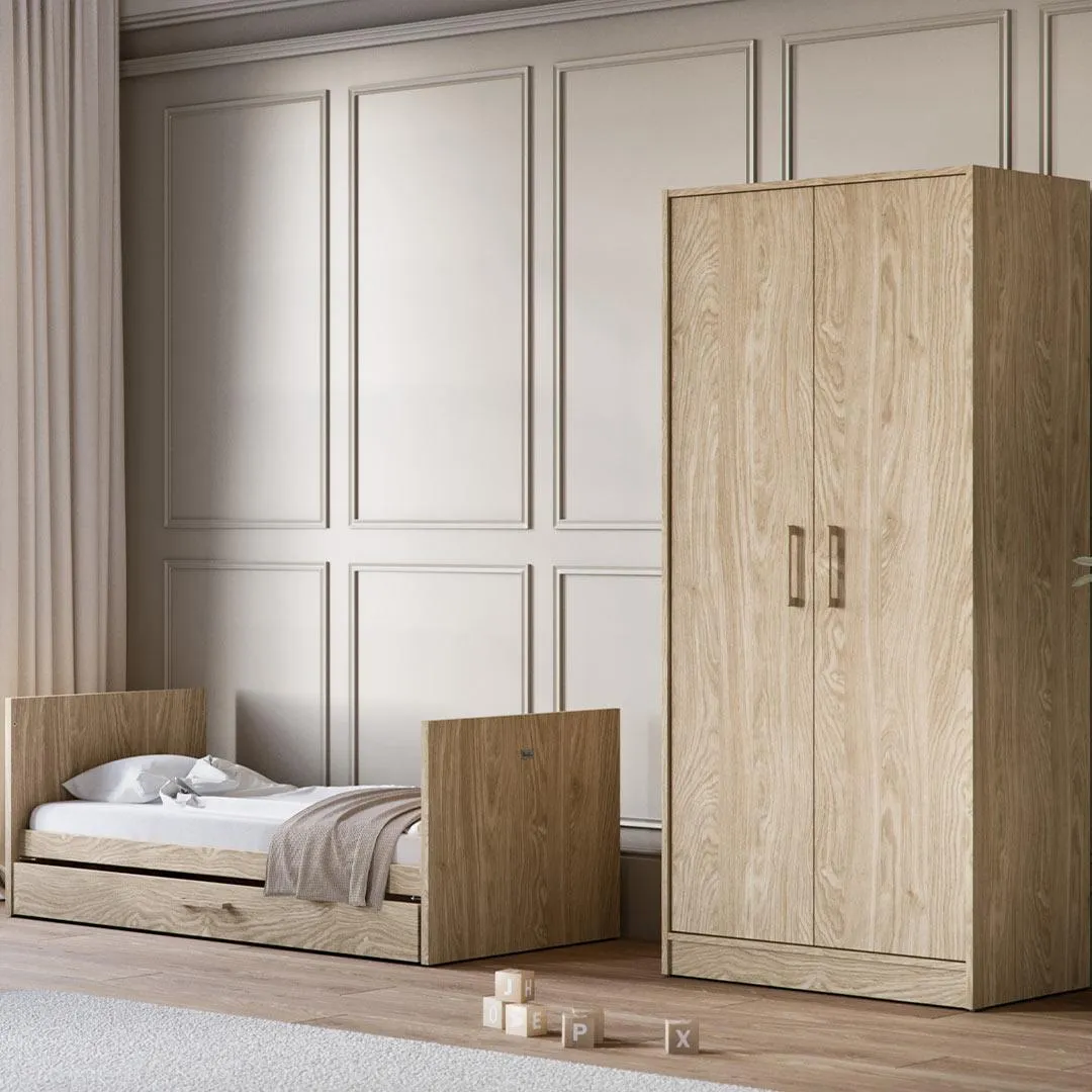 Silver Cross Geneva Wardrobe - Oak