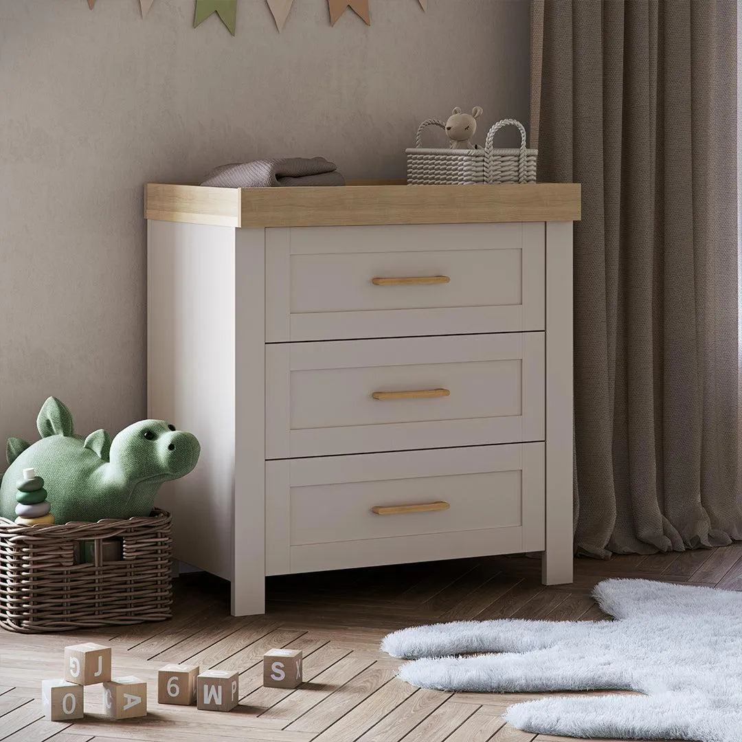 Silver Cross Seville Dresser - Cashmere Oak