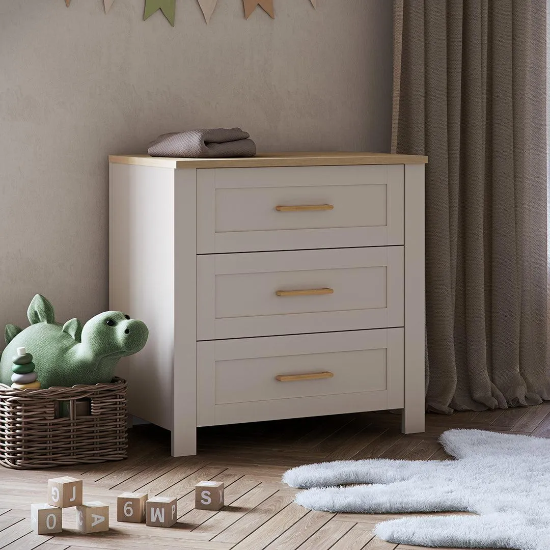 Silver Cross Seville Dresser - Cashmere Oak