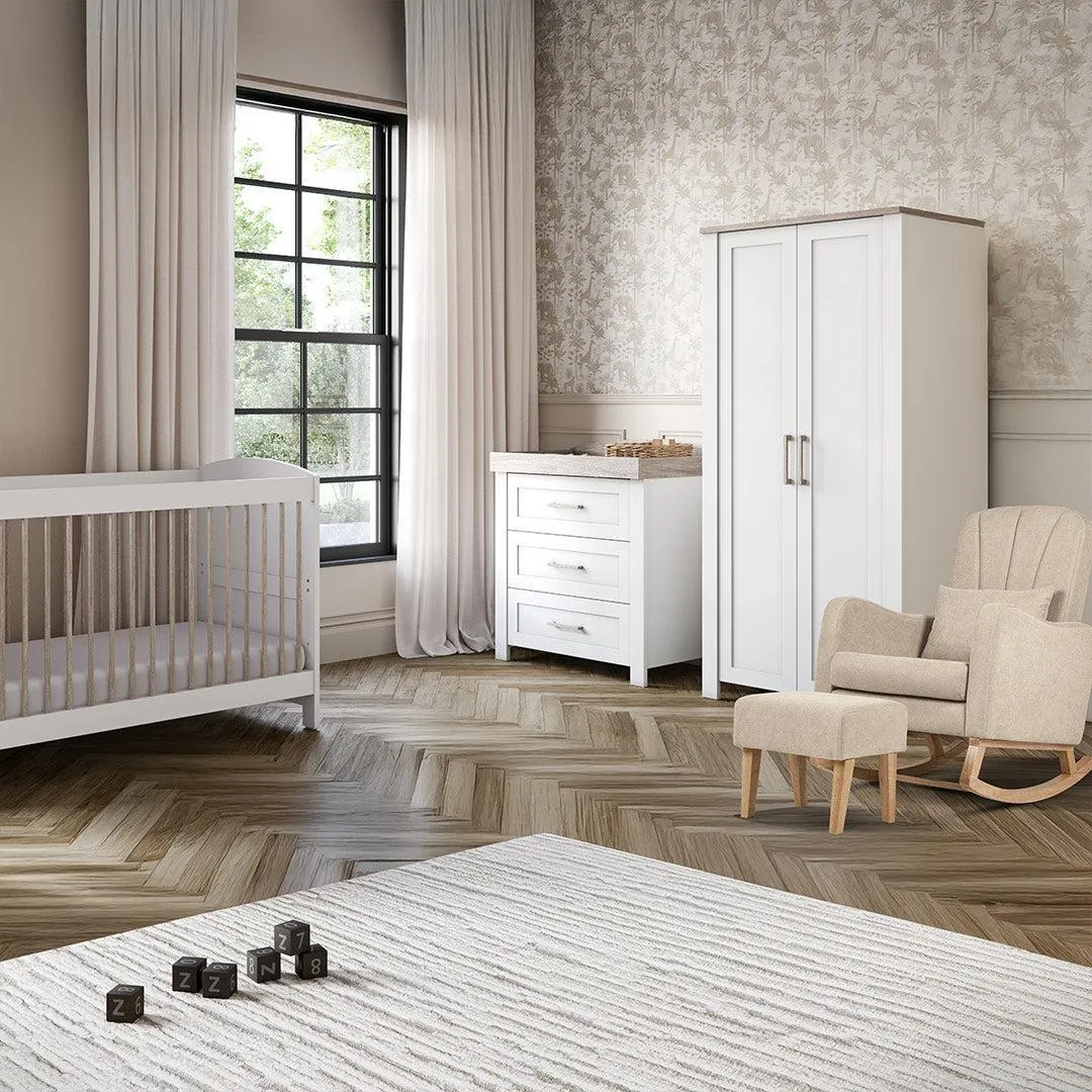 Silver Cross Valencia Dresser - Ash White